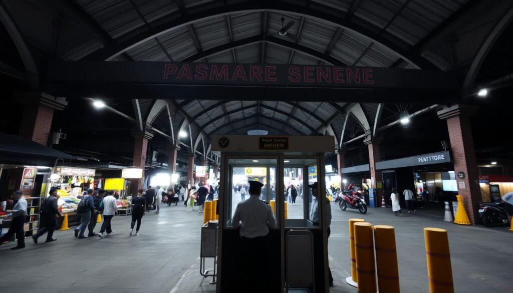 Lokasi Pos Pengamanan Pasar Senen