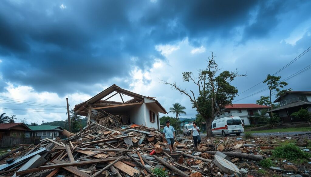 Longsor rumah di Depok