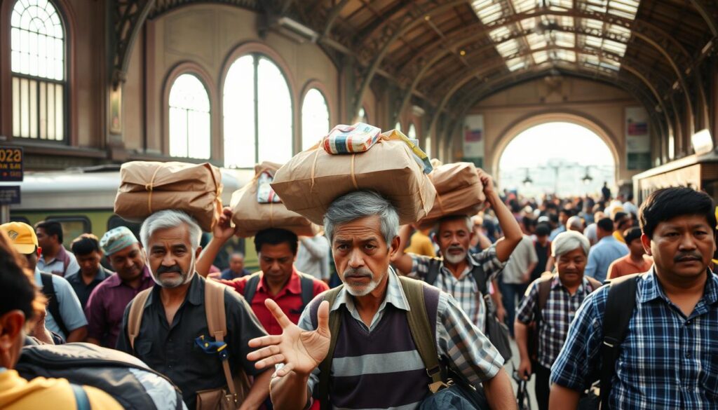 Pendapatan Porter Stasiun Pasar Senen