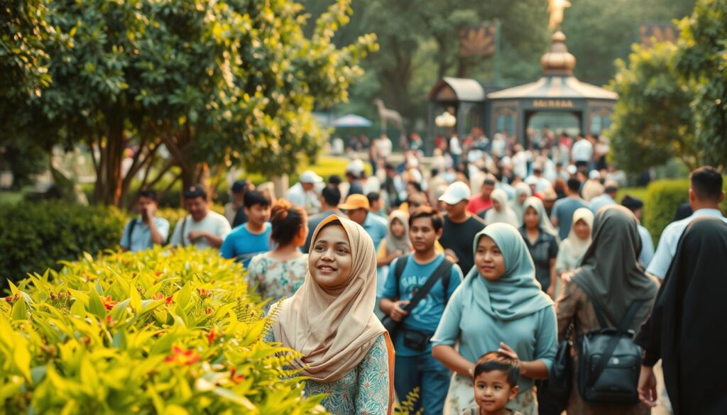 Pengunjung Ragunan