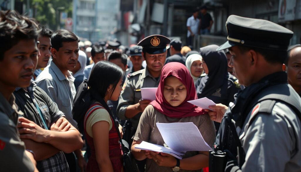 Razia Pendatang Ilegal di Tangerang Selatan