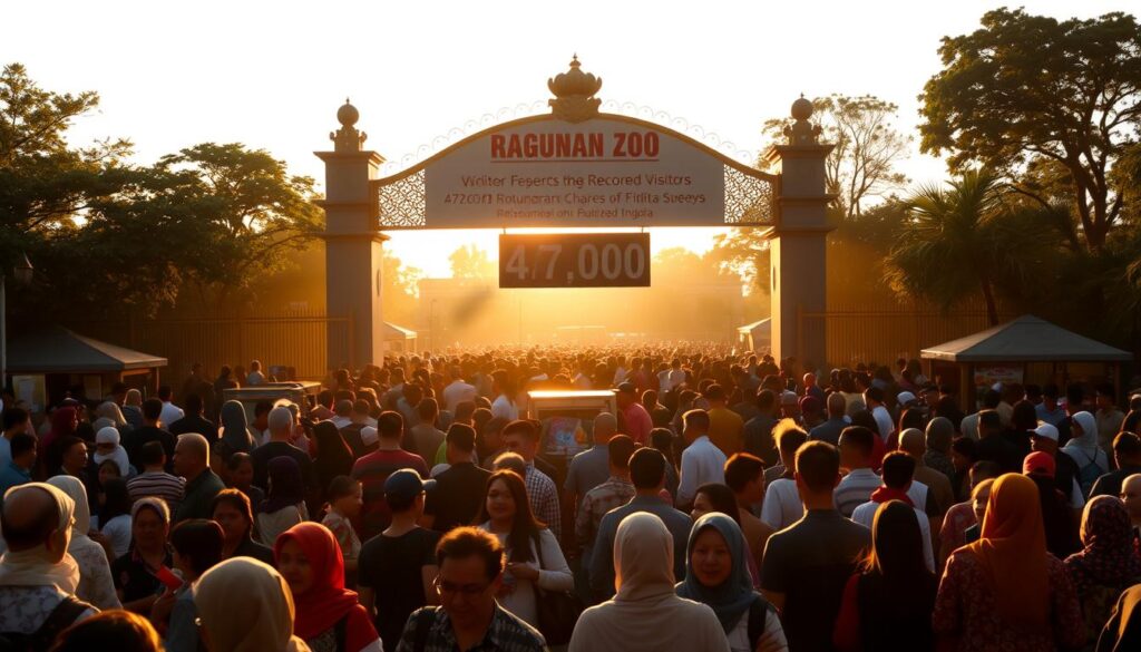 Rekor Pengunjung Ragunan