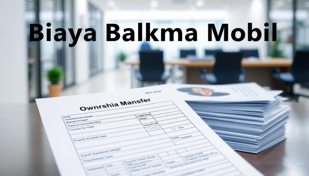 biaya balik nama mobil