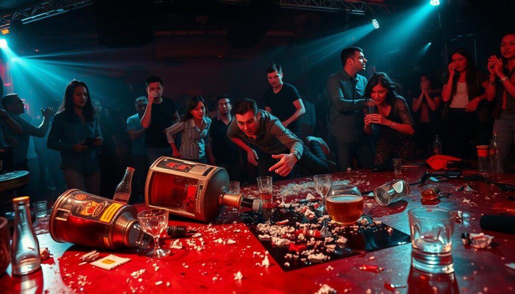 kecelakaan di klub malam