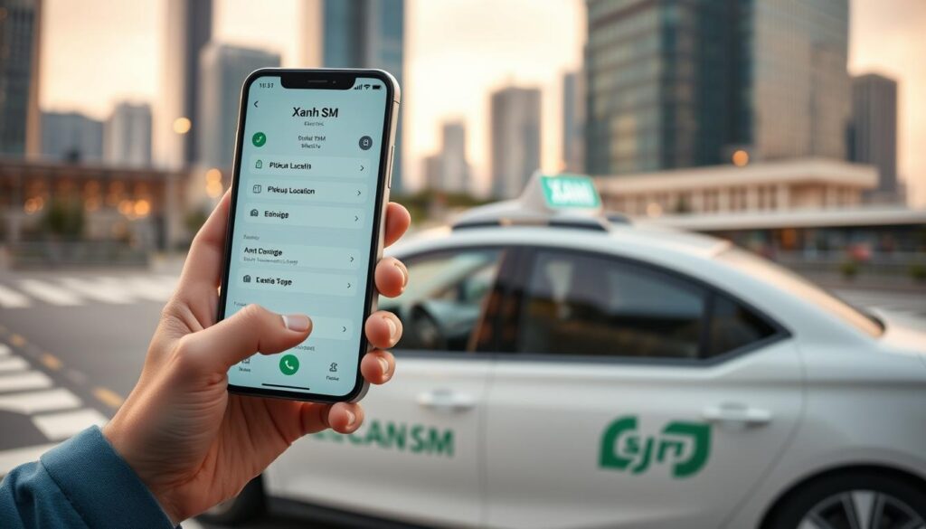 tips memesan taksi listrik Xanh SM