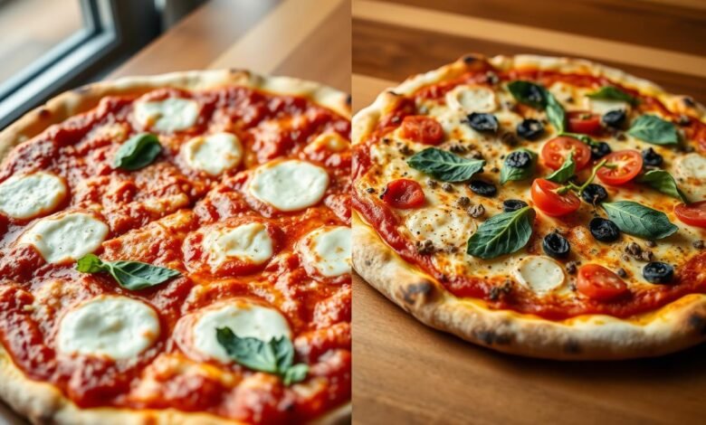 perbedaan neapolitan pizza dan pizza gaya Romawi